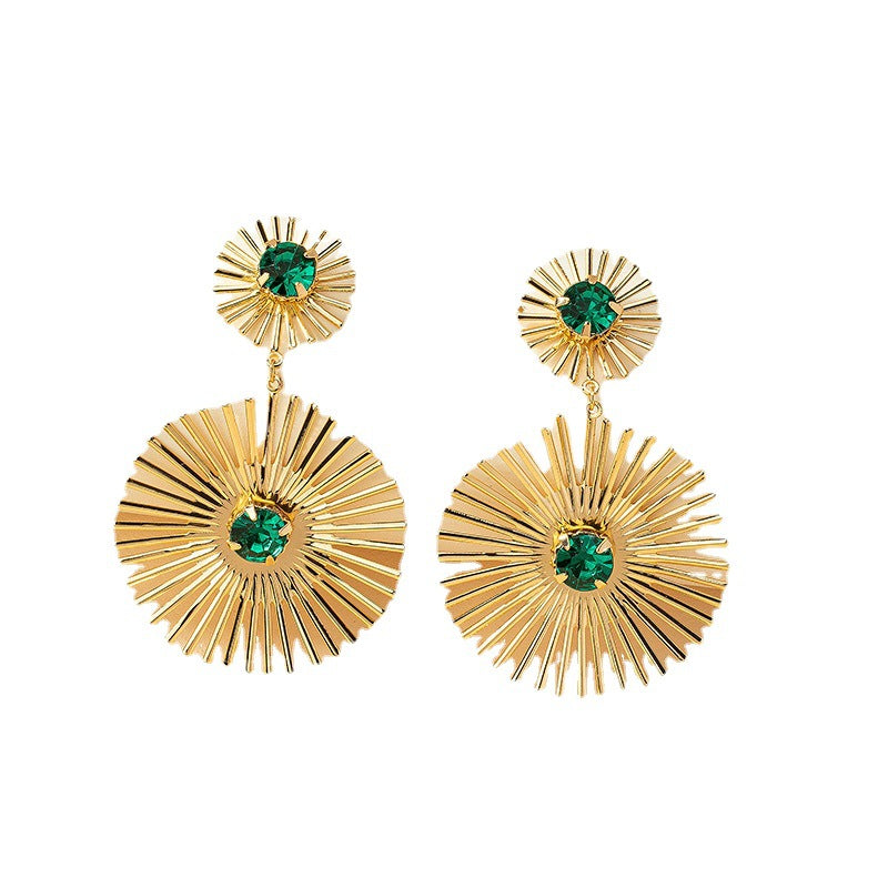 Sunflower Sunburst Earrings - Vienna Verve Collection