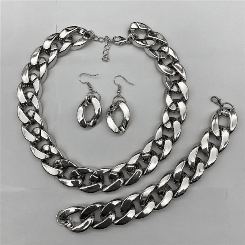 Bold Chain Statement Jewelry Set for Women