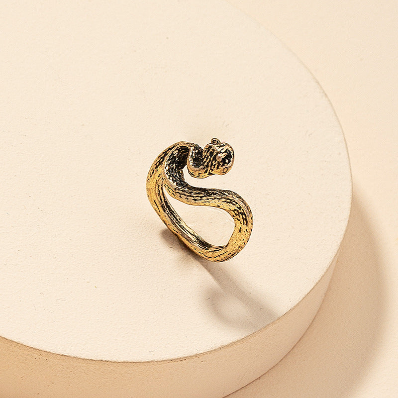 Snake Charm Ring - Vintage Style Jewelry Wholesale for Women