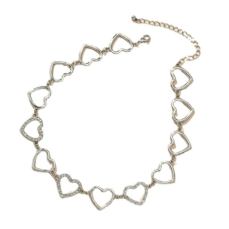 Retro Hollow Irregular Collarbone Chain Necklace - Vienna Verve Collection