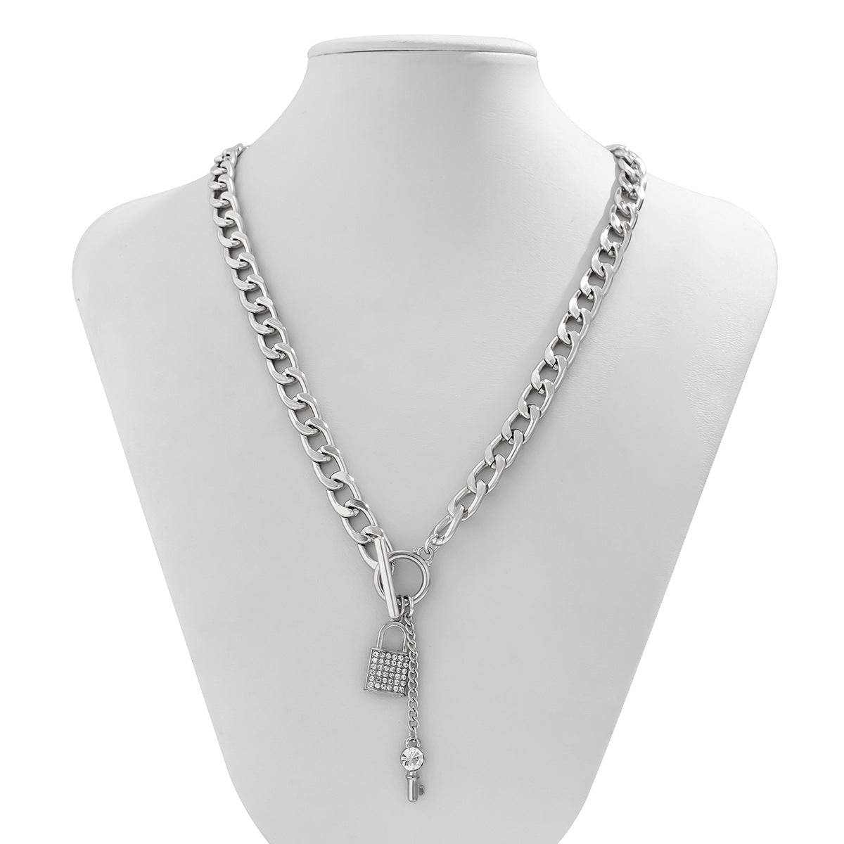 Elegant Tassel Necklace with Rhinestone Link from Vienna Verve Collection