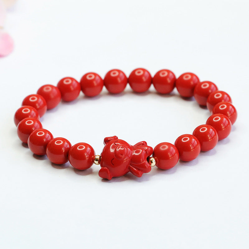 Cinnabar 12 Zodiac Bracelet