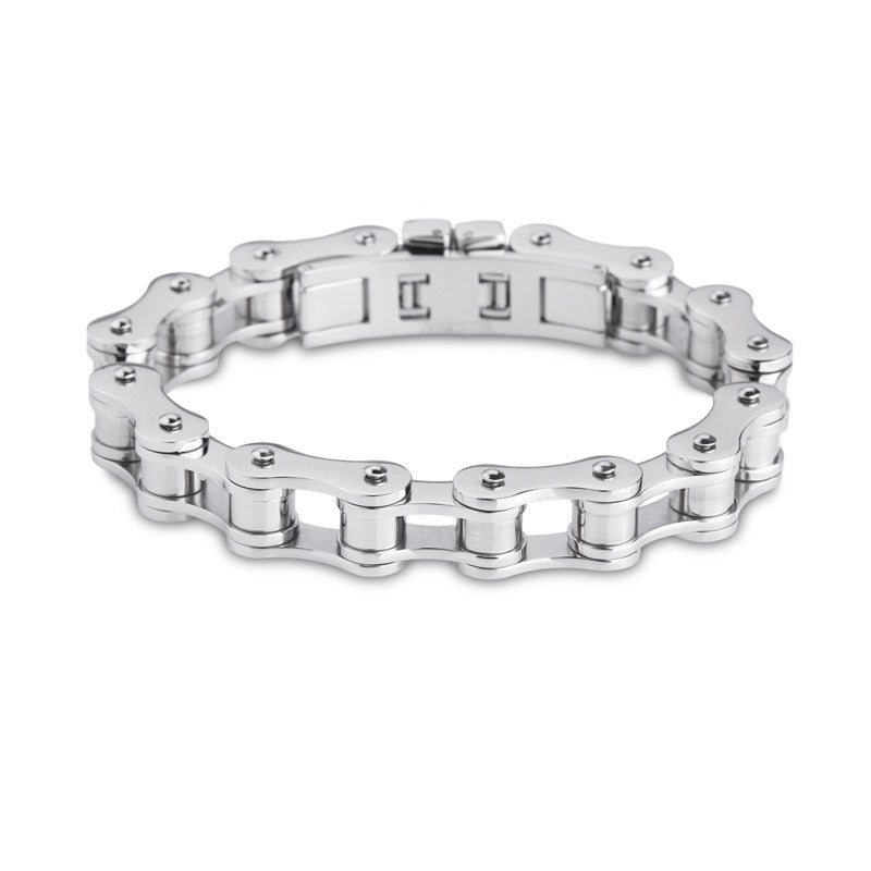 Men's Woven Titanium Steel Bracelet - Simple and Stylish European-American Design