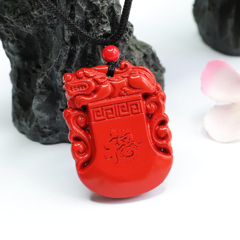 Red Sand Pixiufu Prosperity Blessing Pendant