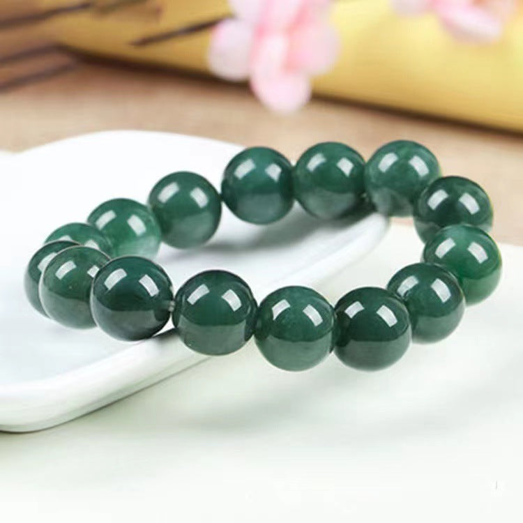 Fortune's Favor Sterling Silver Jade Bracelet