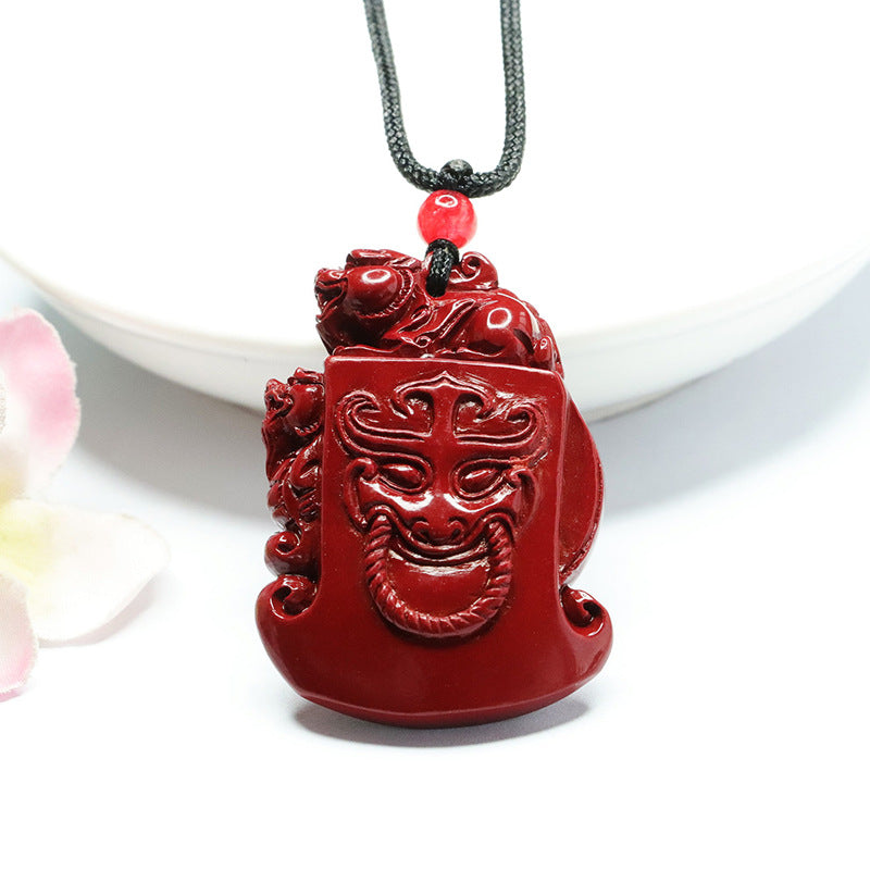 Cinnabar Pendant Wealth Pixiu Pendant The National Style