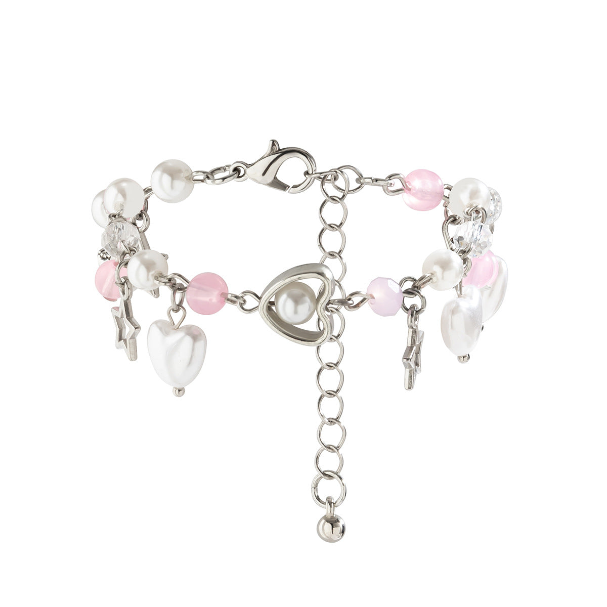 Pearl Crystal Tassel Star Bracelet from Vienna Verve Collection