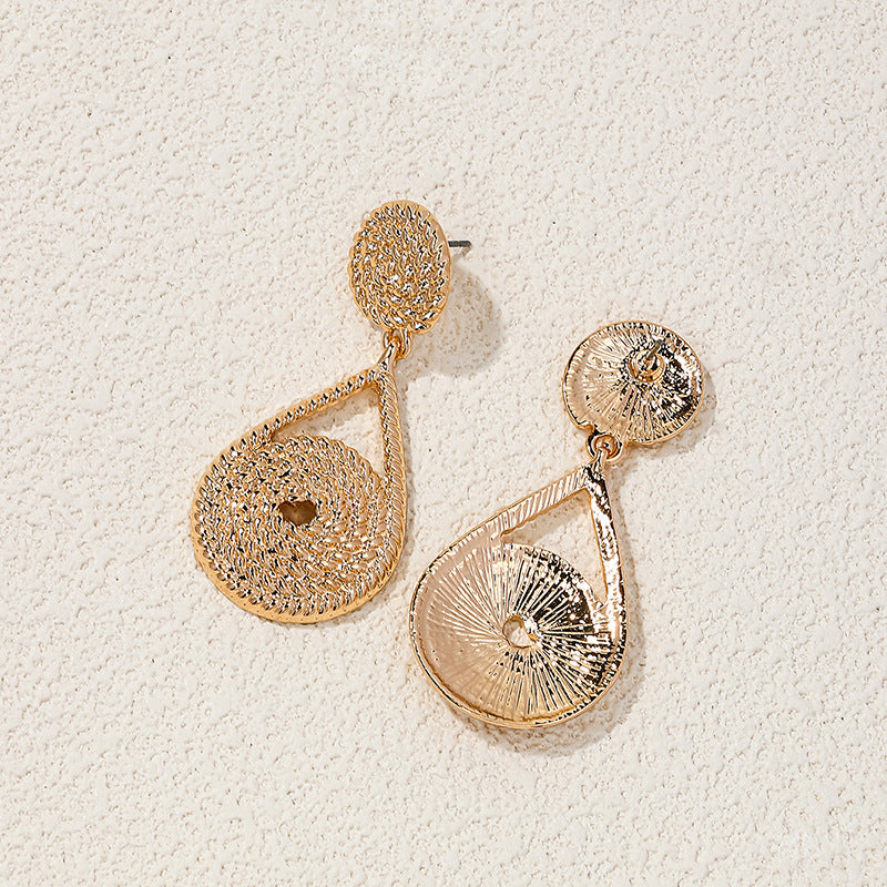 Metallic Thread Dangle Earrings - Vienna Verve Collection