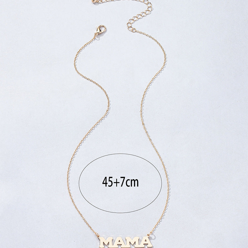 European & American Must-Have: Vienna Verve Mama Necklace - Trendy Cross-Border Jewelry