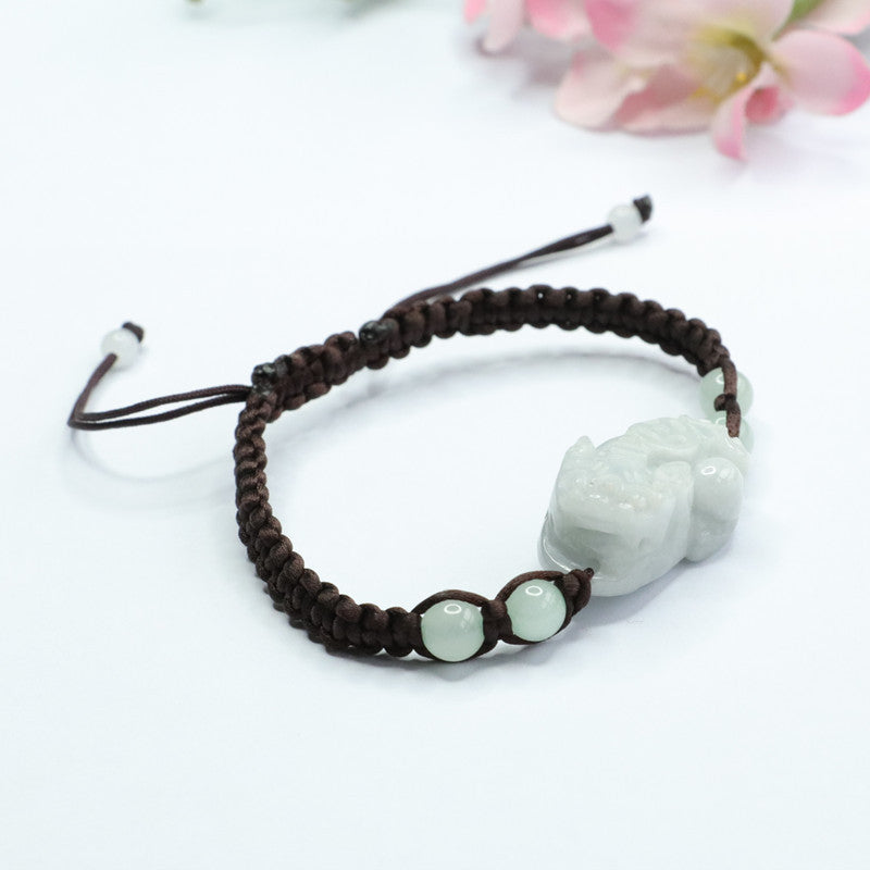 Fortune's Favor Sterling Silver Jade Bracelet