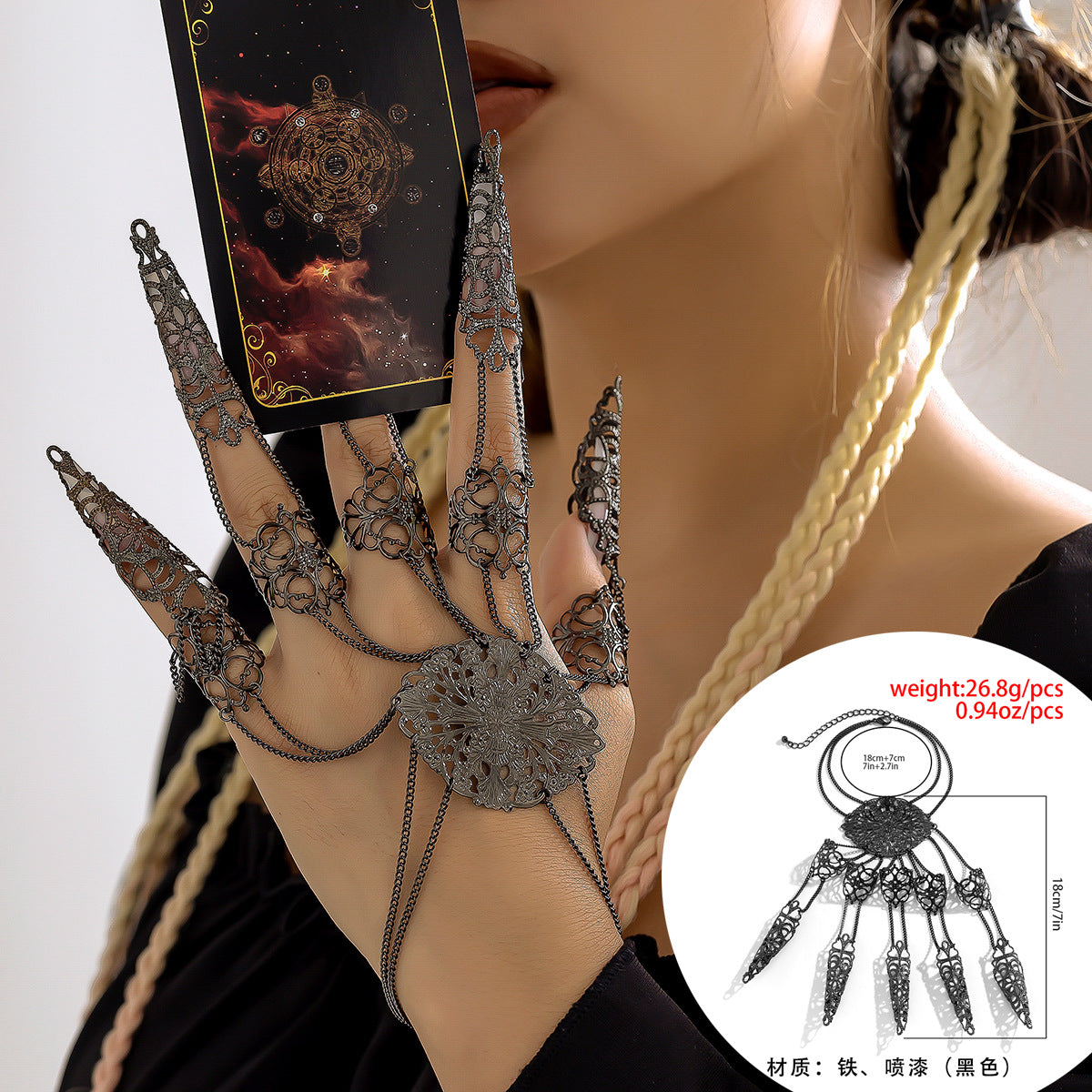 European and American Gothic Jewelry Set with Vienna Verve Needle Bracelet