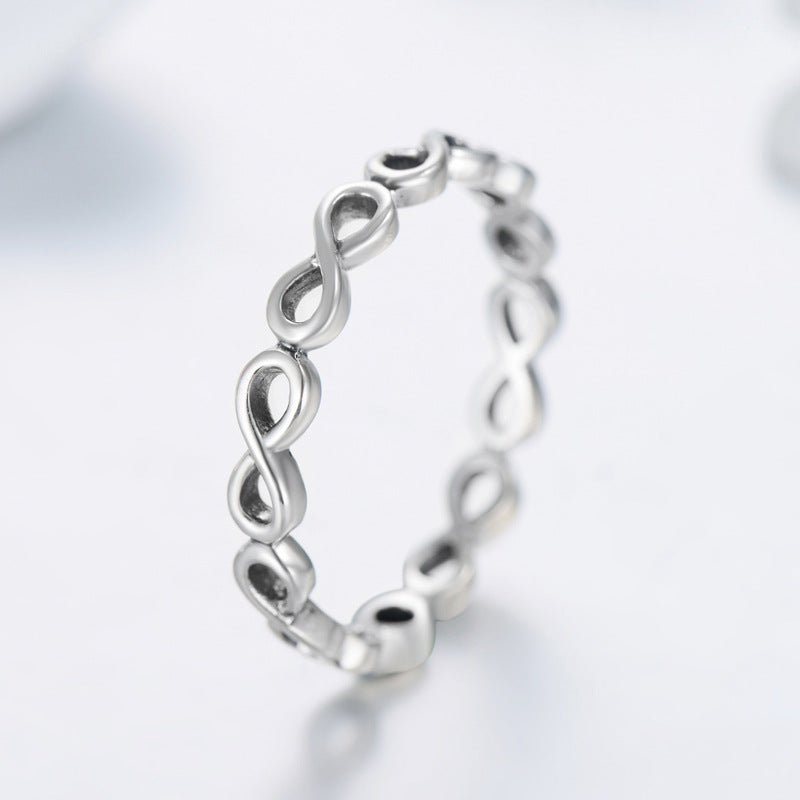 Infinite Love Symbol Sterling Silver Ring - Everyday Genie Collection