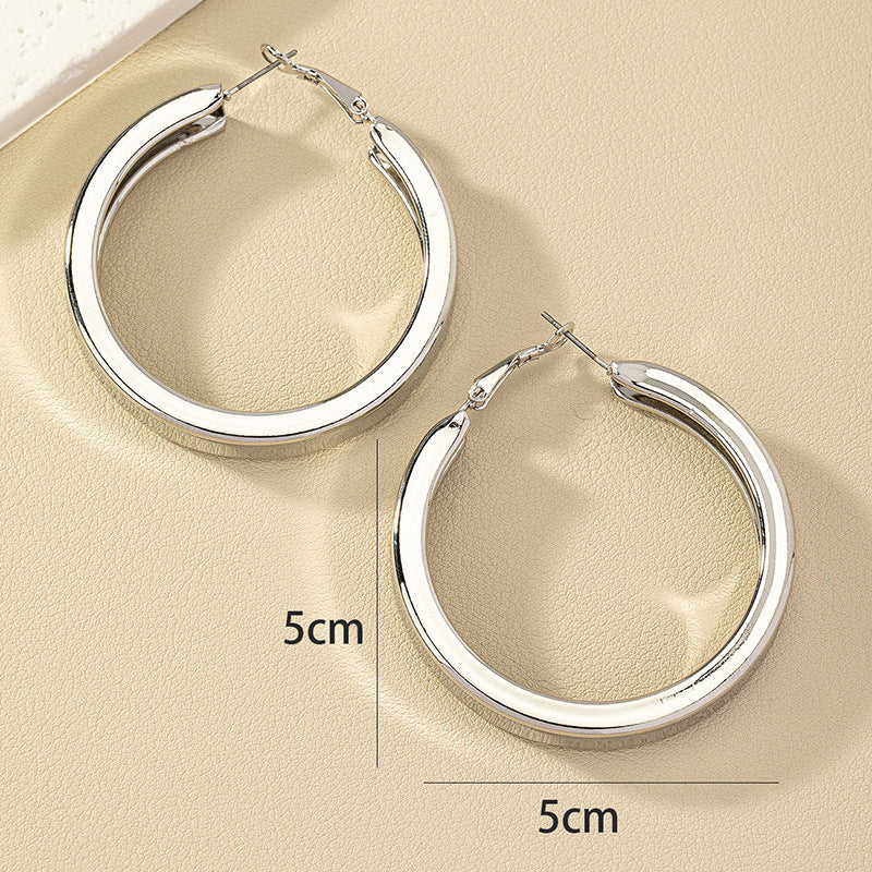 Chic Vienna Verve Metal Earrings for Women