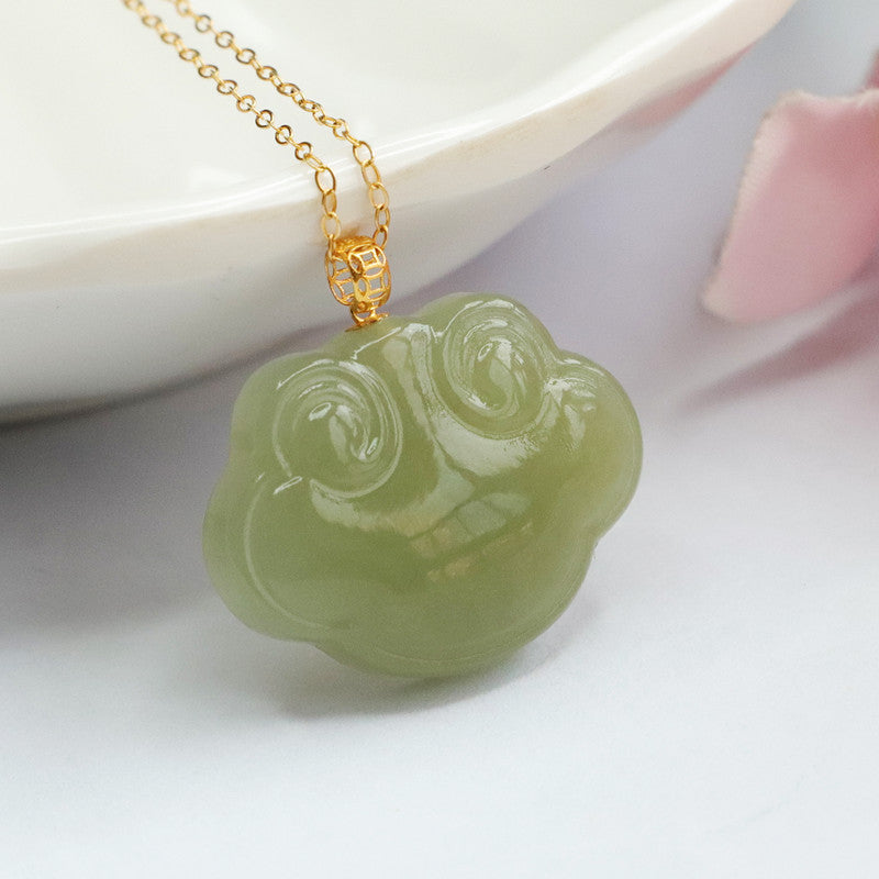 Hetian Jade Ruyi Necklace: A Symbol of Fortune and Elegance