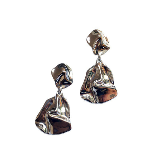 European and American Cross-Border Internet Celebrity: Vienna Verve Exaggerated Alloy Earrings