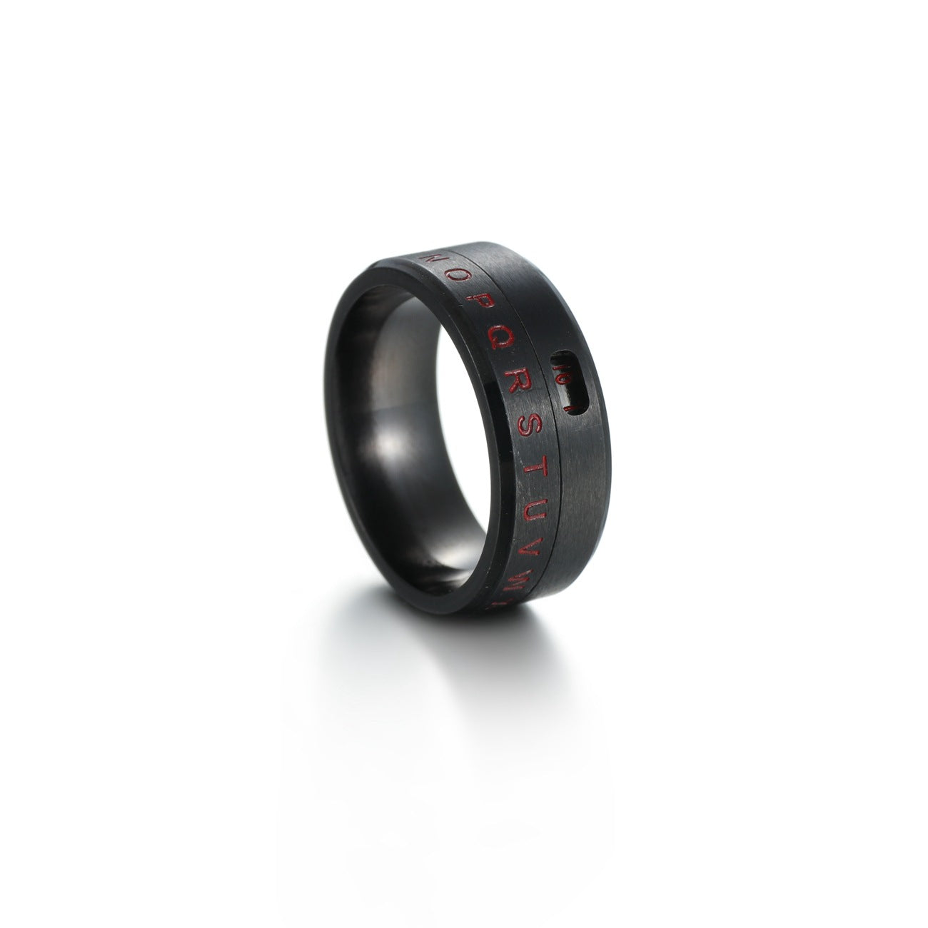 Rotatable Digital Steel Ring - Everyday Genie Collection