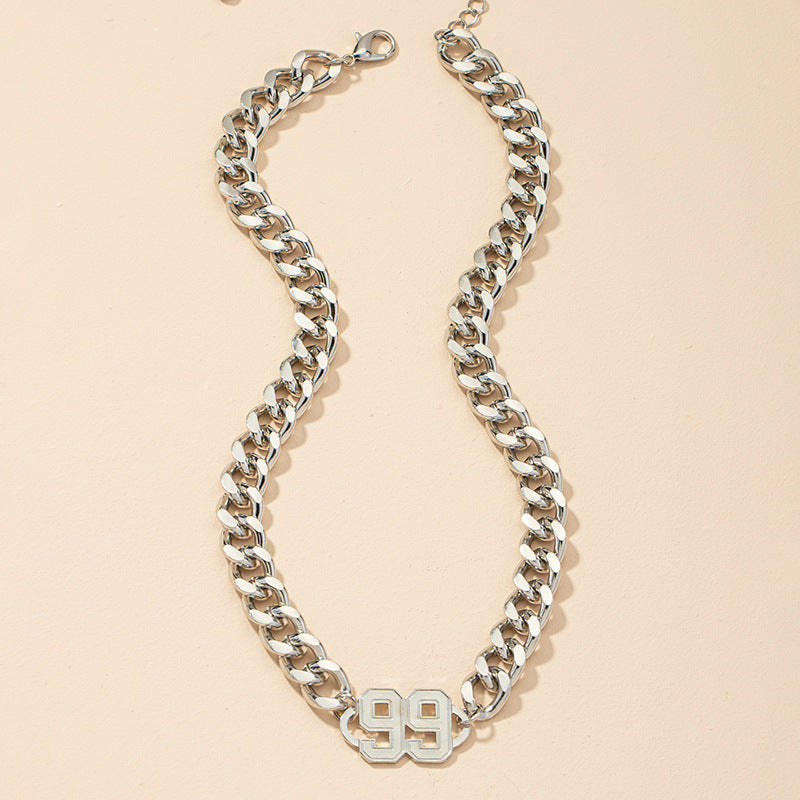 European-American Style Digital Metal Necklaces - Vienna Verve Collection