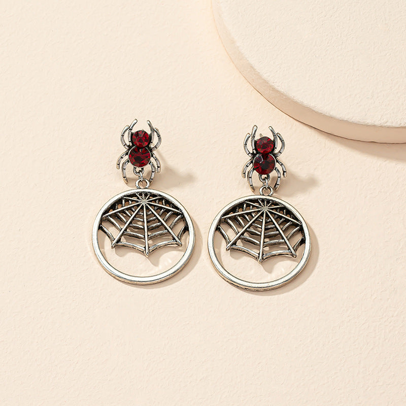 Spider Web Hollow Earrings with a Vintage Twist