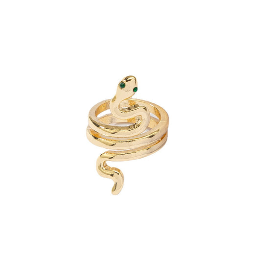 Wholesale Snake Ring with Cross-Border Charm