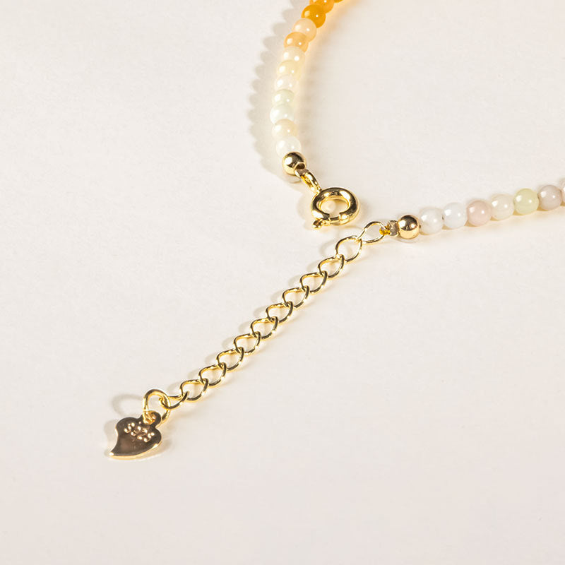 Ethereal Elegance: Natural Myanmar Yellow Jade Bracelet with Retro High-End Design