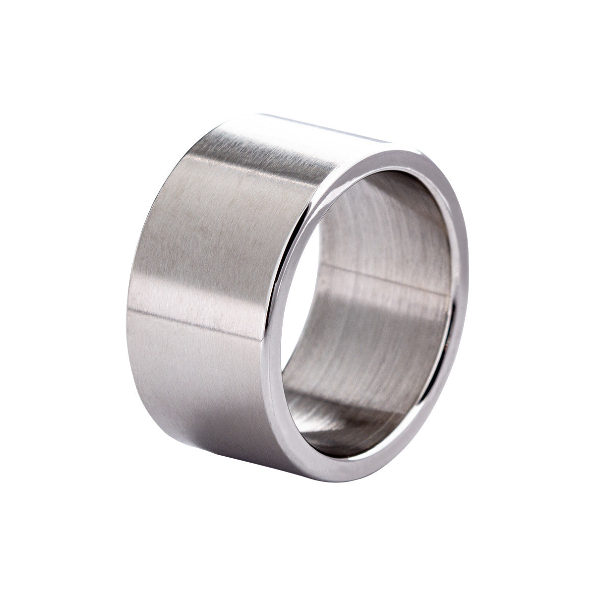 Matte Titanium Wedding Ring for Men - Wholesale Punk Style Jewelry