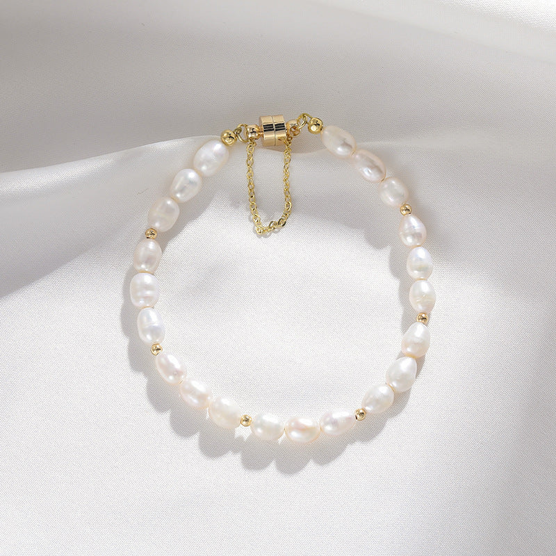 Elegant Freshwater Pearl Bracelet from Fortune's Favor Collection