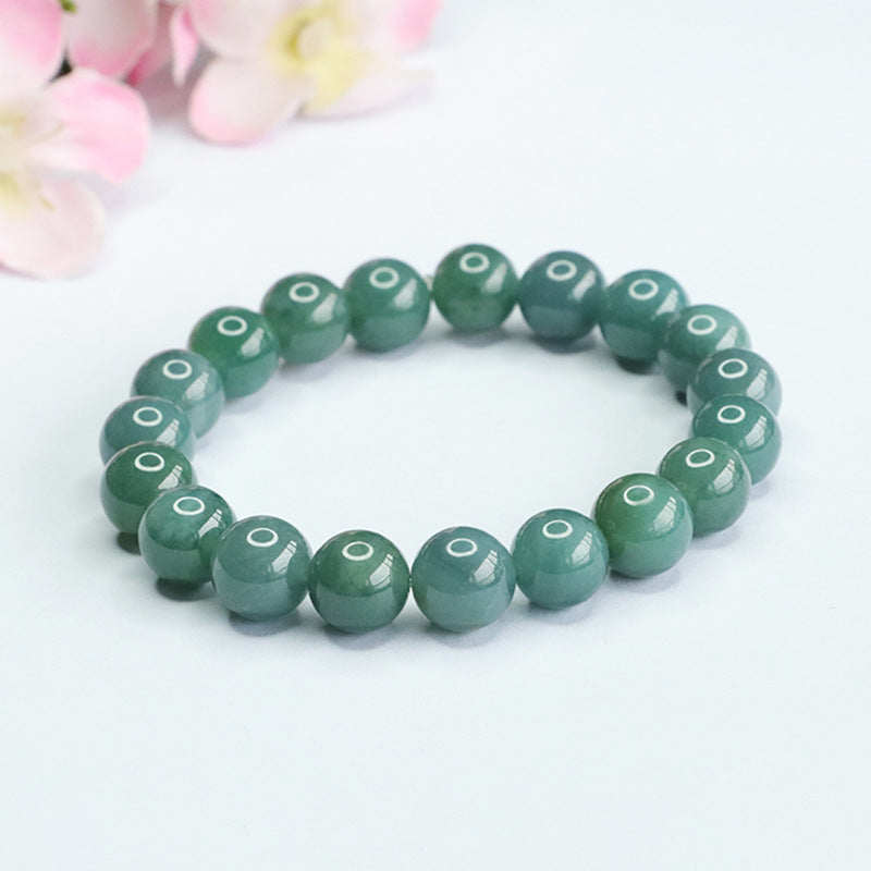 Fortune's Favor Sterling Silver Jade Bracelet