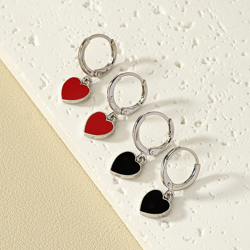 Romantic Glazed Love Earrings Set - Vienna Verve Collection