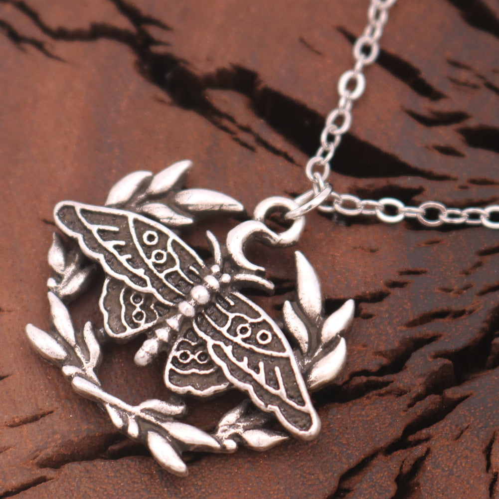 Mystical Death Valley Butterfly Talisman Necklace for Men from the Norse Legacy Collection