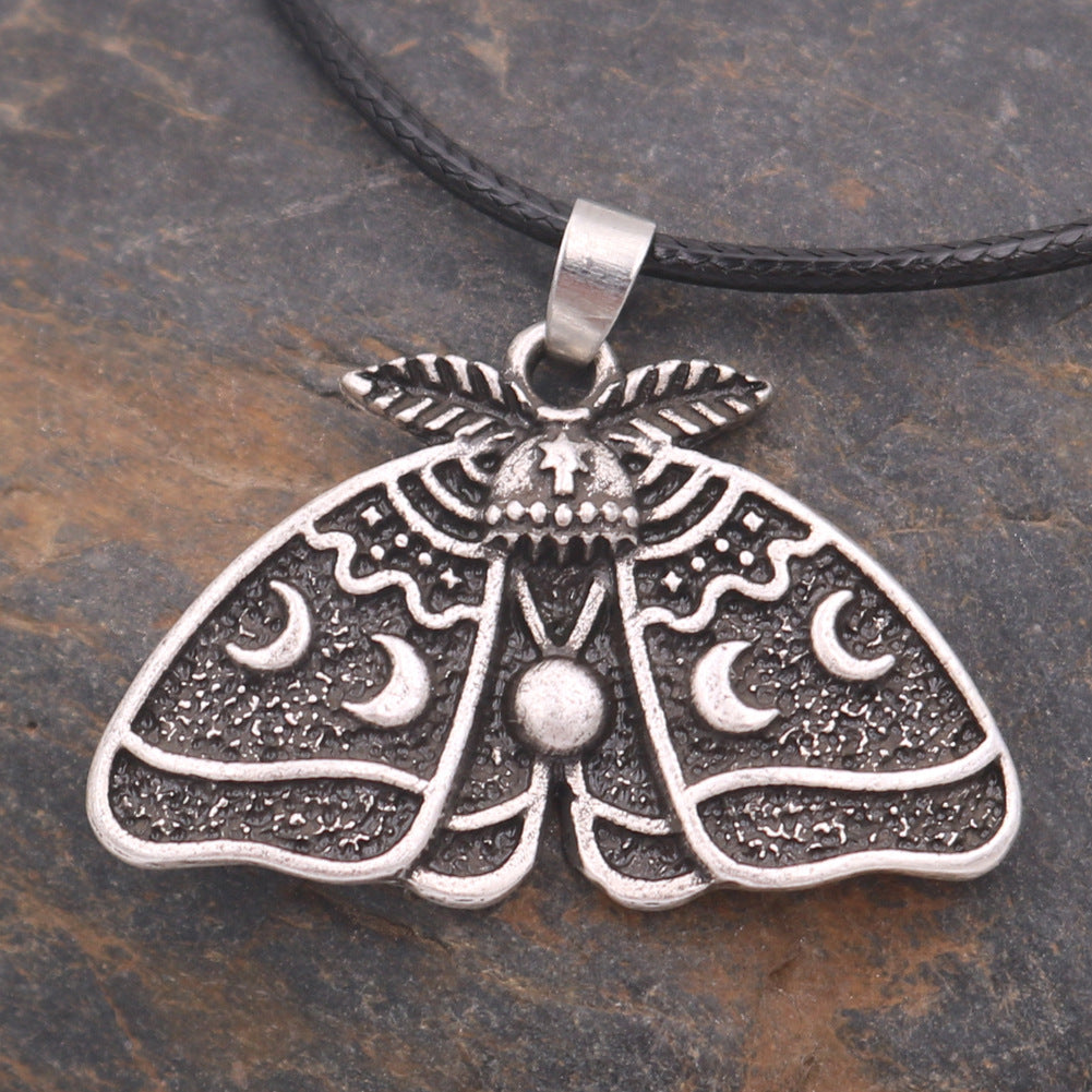 Mystical Moon Witchcraft Pendant Necklace for Men and Women