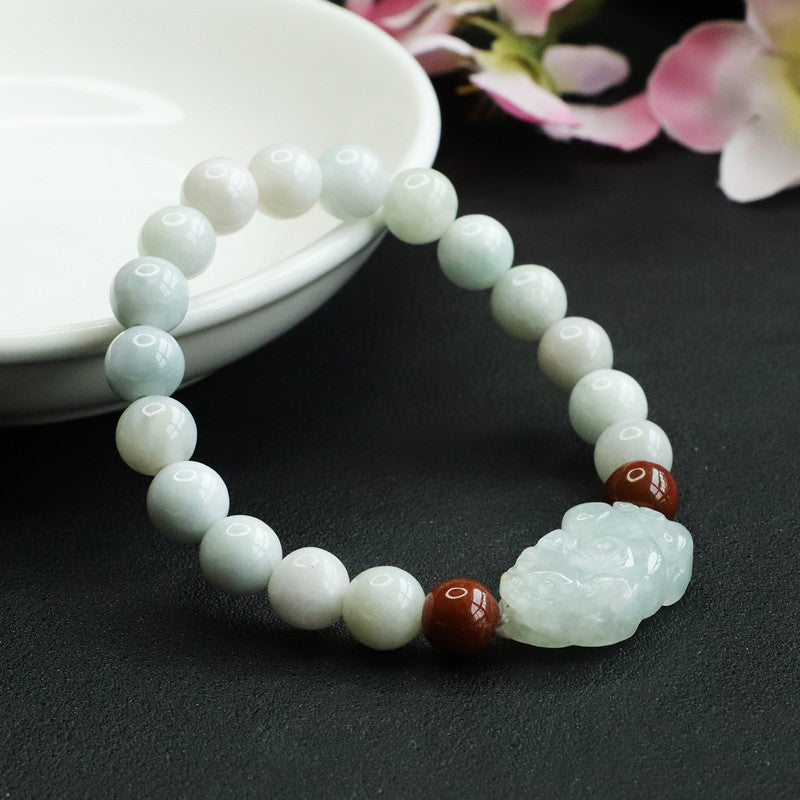 Fortune's Favor Sterling Silver Jade Bracelet - 8mm Jewelry