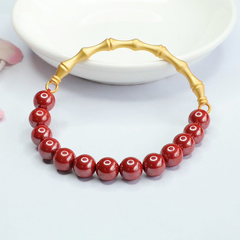 Golden Bamboo Vermilion Sand Bracelet