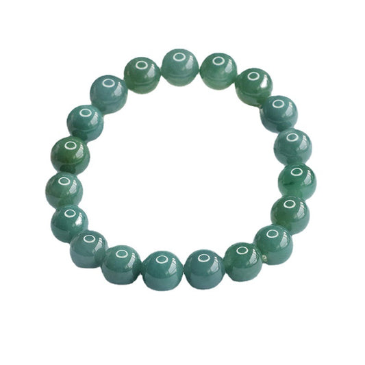 Fortune's Favor Sterling Silver Jade Bracelet