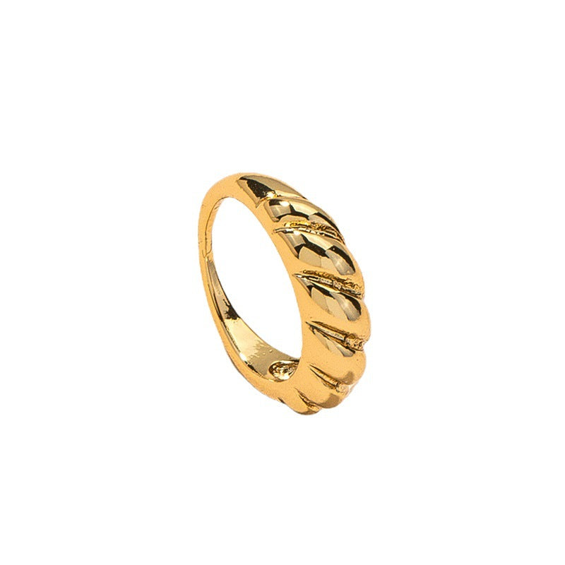 Metallic Cross Ring - Vienna Verve Collection