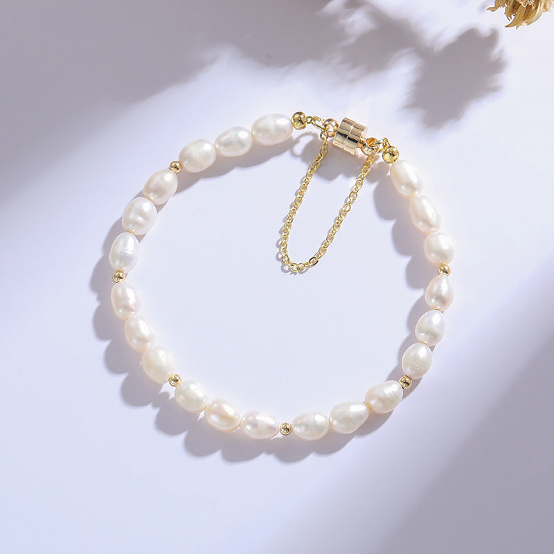 Elegant Freshwater Pearl Bracelet from Fortune's Favor Collection