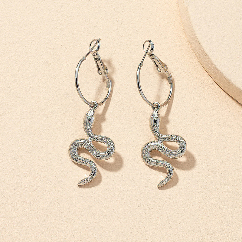 Wholesale Snake Gold Earrings - Vienna Verve Collection