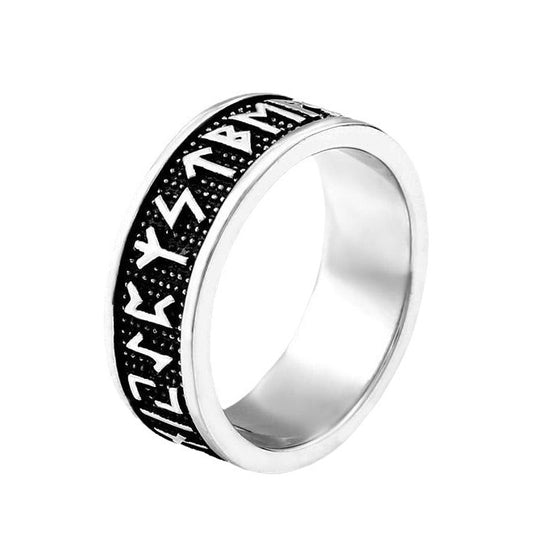 Nordic Vintage-Inspired Titanium Steel Viking Ring for Men - Personalized Retro Jewelry