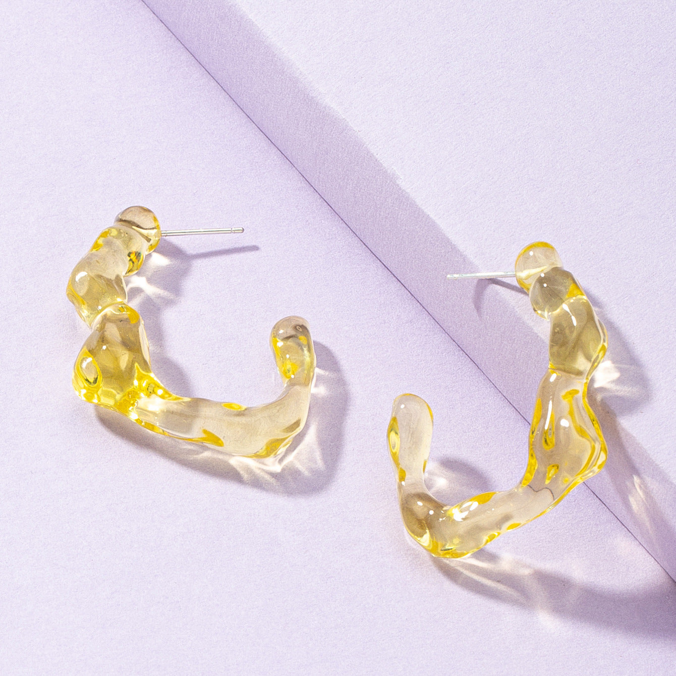 Translucent Resin Earrings Set in Vienna Verve Style