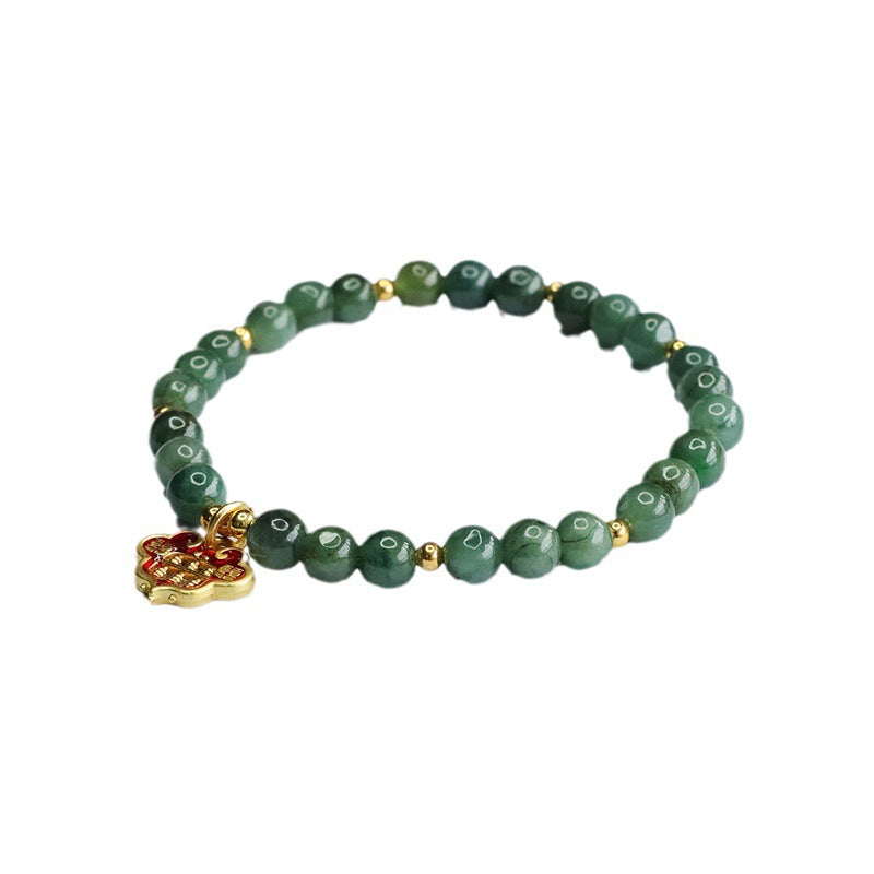 Green Jade Ruyi Abacus Bracelets