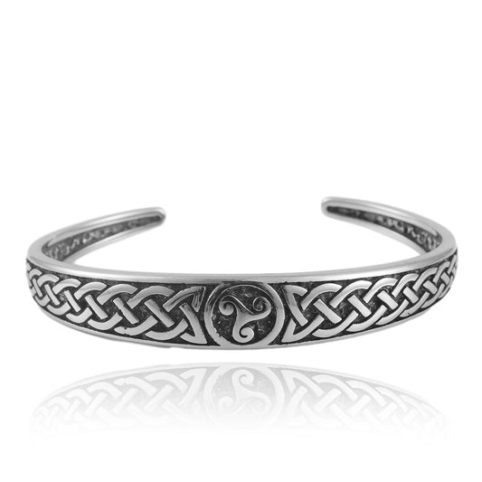 Stylish Men's Titanium Steel Woven Bracelet - Trendy Hot Wheel Design