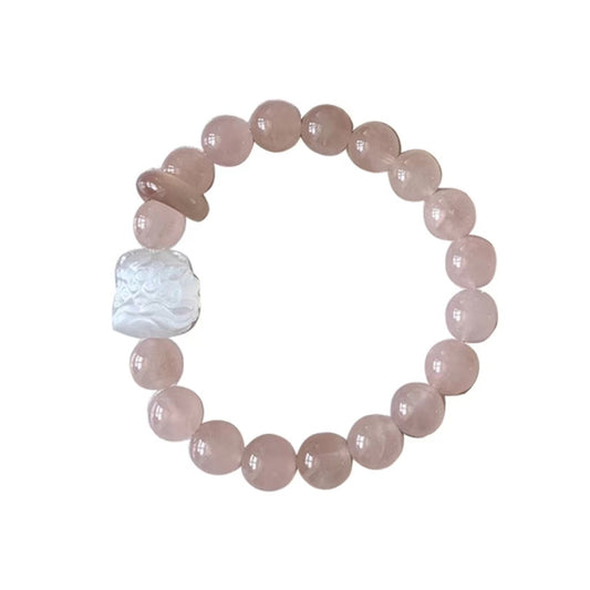 Awakening Lion Crystal and Agate Bracelet for Best Friend Gift