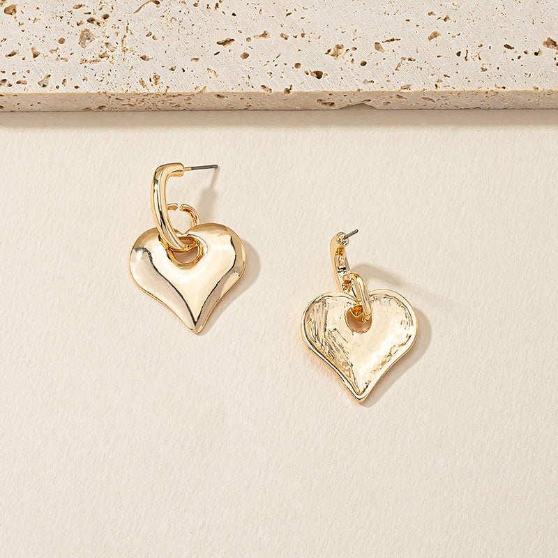 Three-Dimensional Love Earrings - Vienna Verve Collection