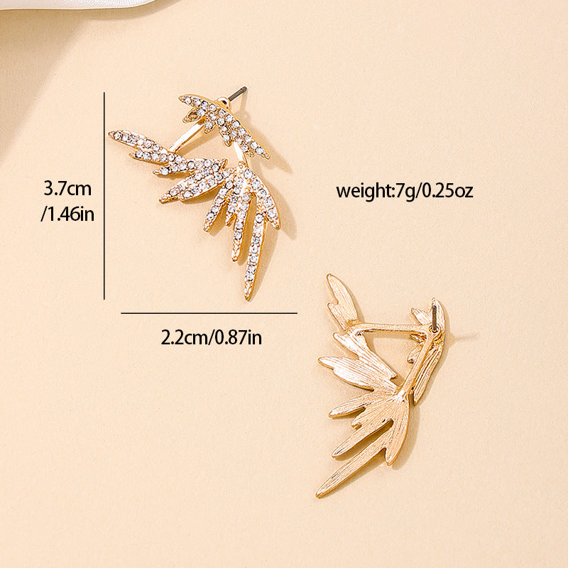 Enchanting Angel Wing Earrings by Planderful - Vienna Verve Collection