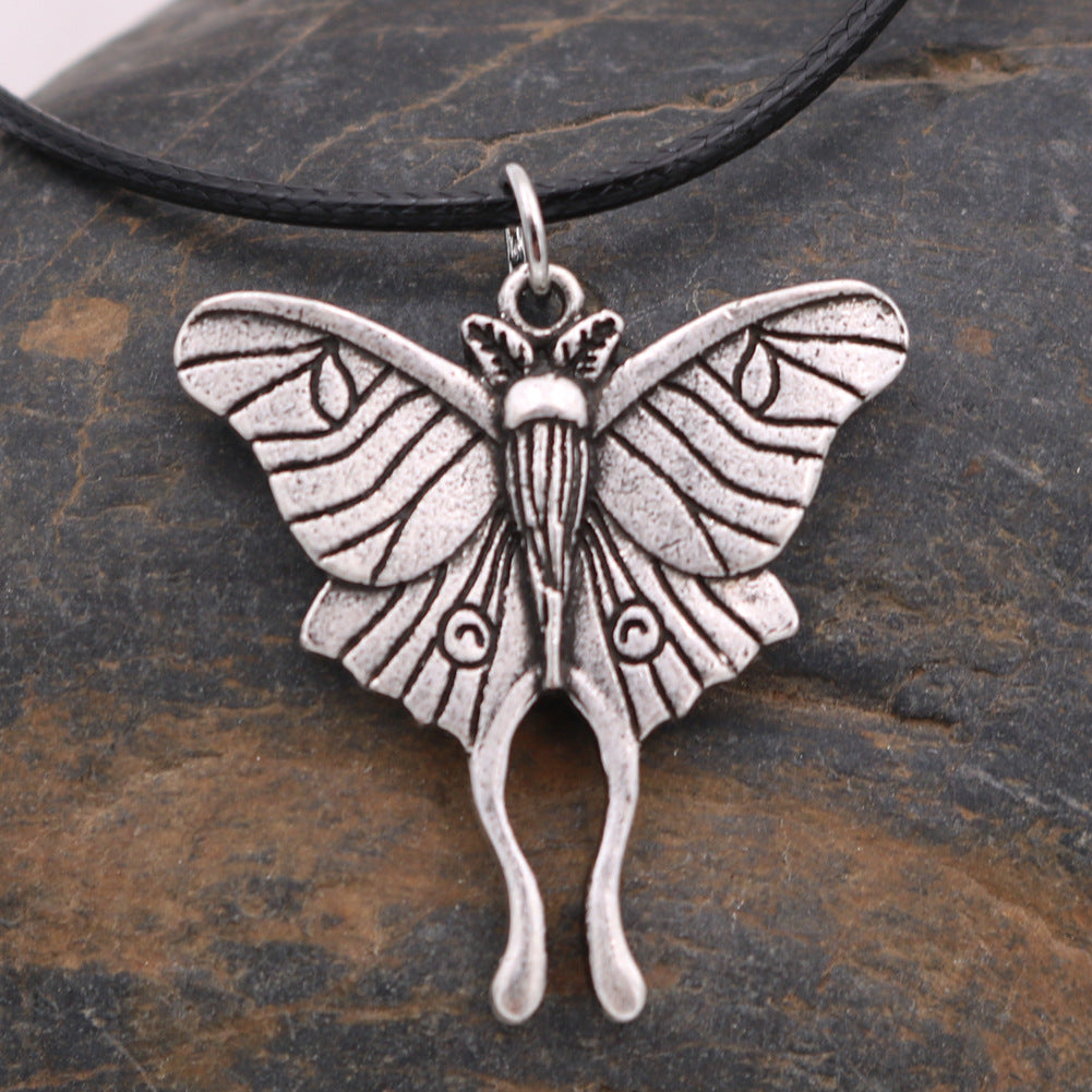 Mini Death Valley Moth Pendant Men's Necklace - Norse Legacy Collection