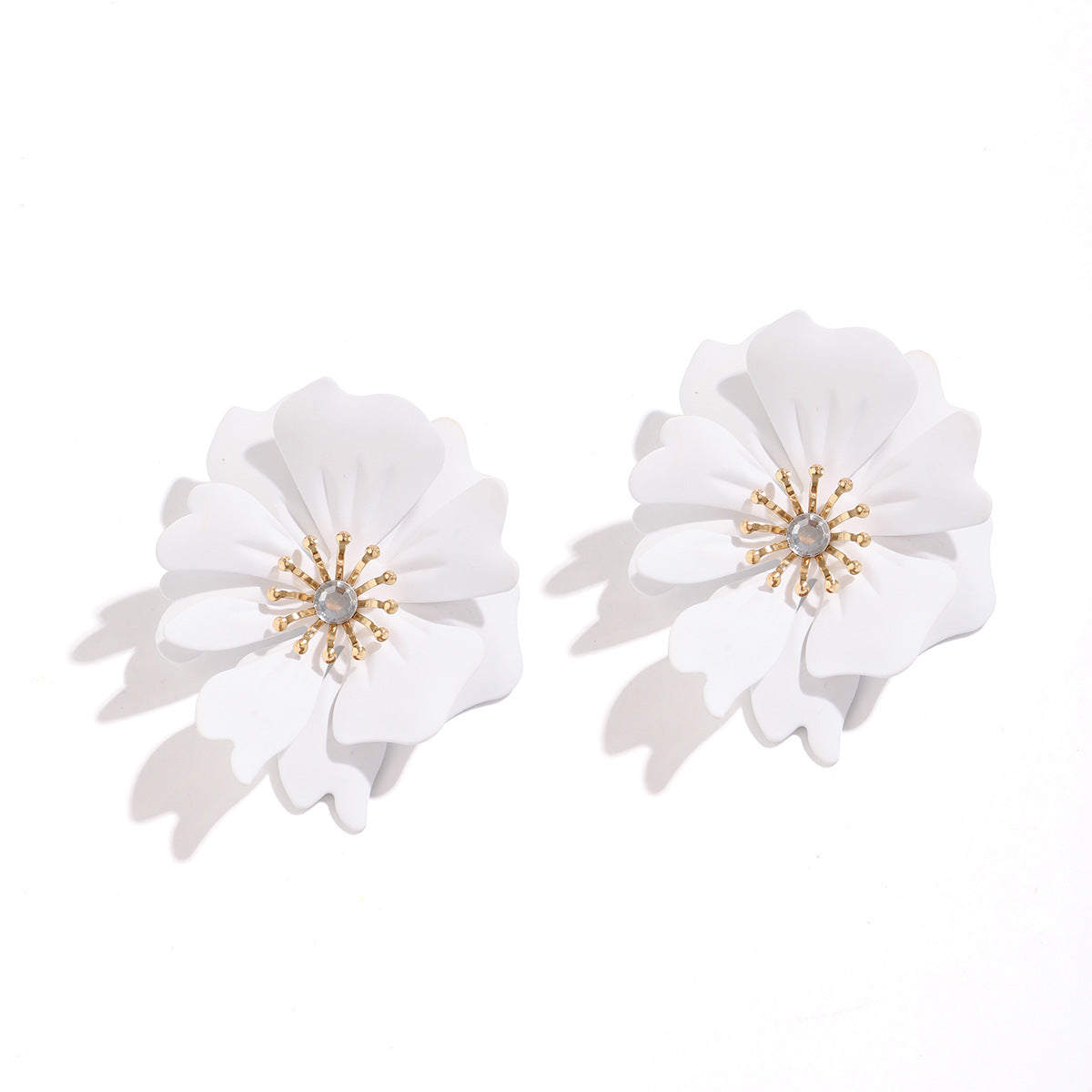 Dopamine Flower Earrings - Vienna Verve Collection - Sterling Silver Needle