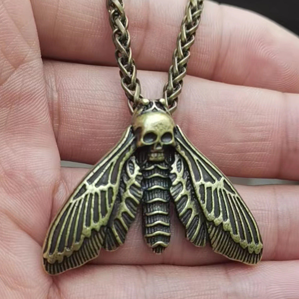 Skull and Moth Pendants - Norse Legacy Collection