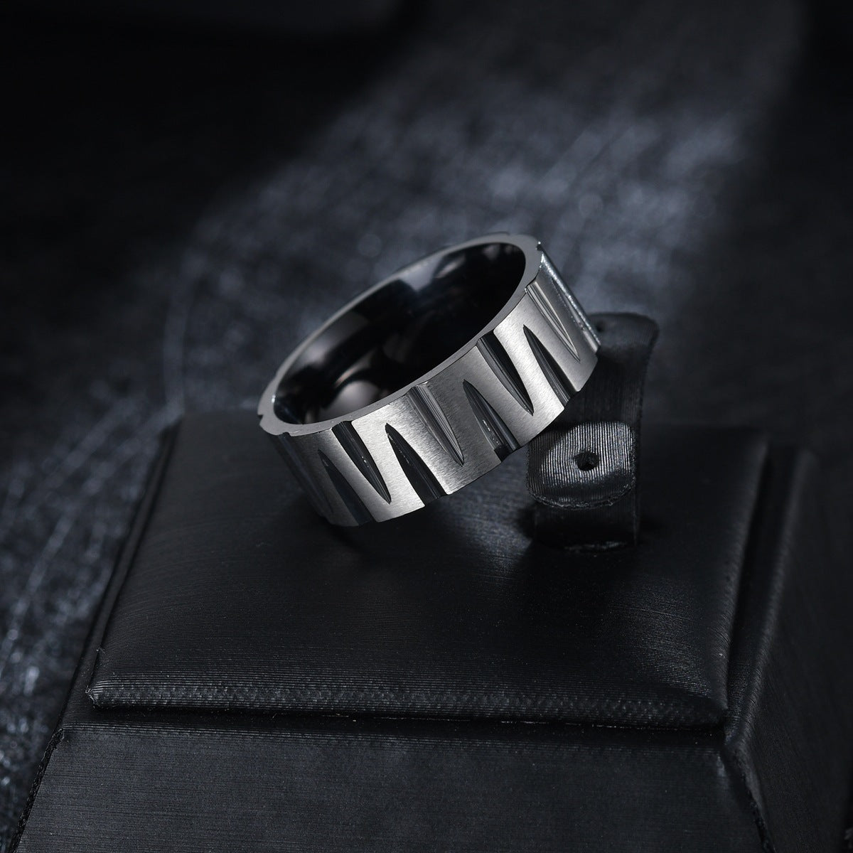 Xiyin's Men's Titanium Steel Ring Set - Classic Design, US Size 7-12