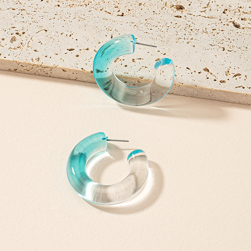 Block Acrylic Earrings - Vienna Verve Collection