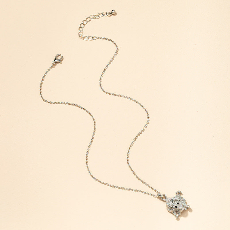 Retro Cow Pendant Necklace - Vienna Verve Collection