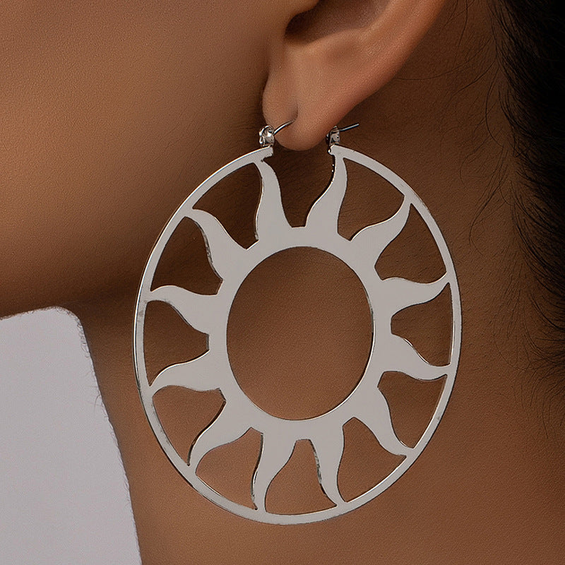 Sunflower Sunburst Earrings - Vienna Verve Collection